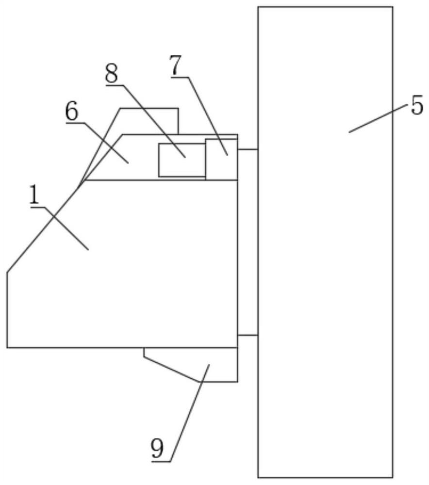 A fingerprint Ethernet electrical port physical lock device