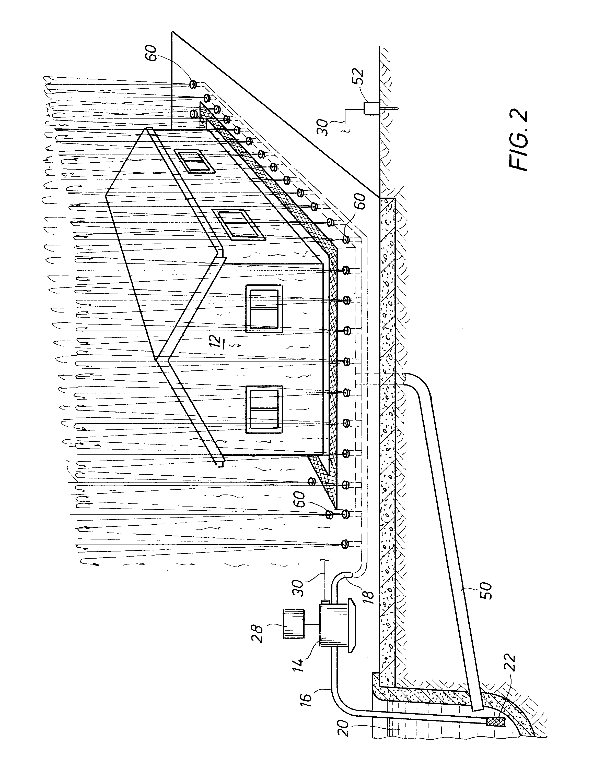 Residential Exterior Deluge System