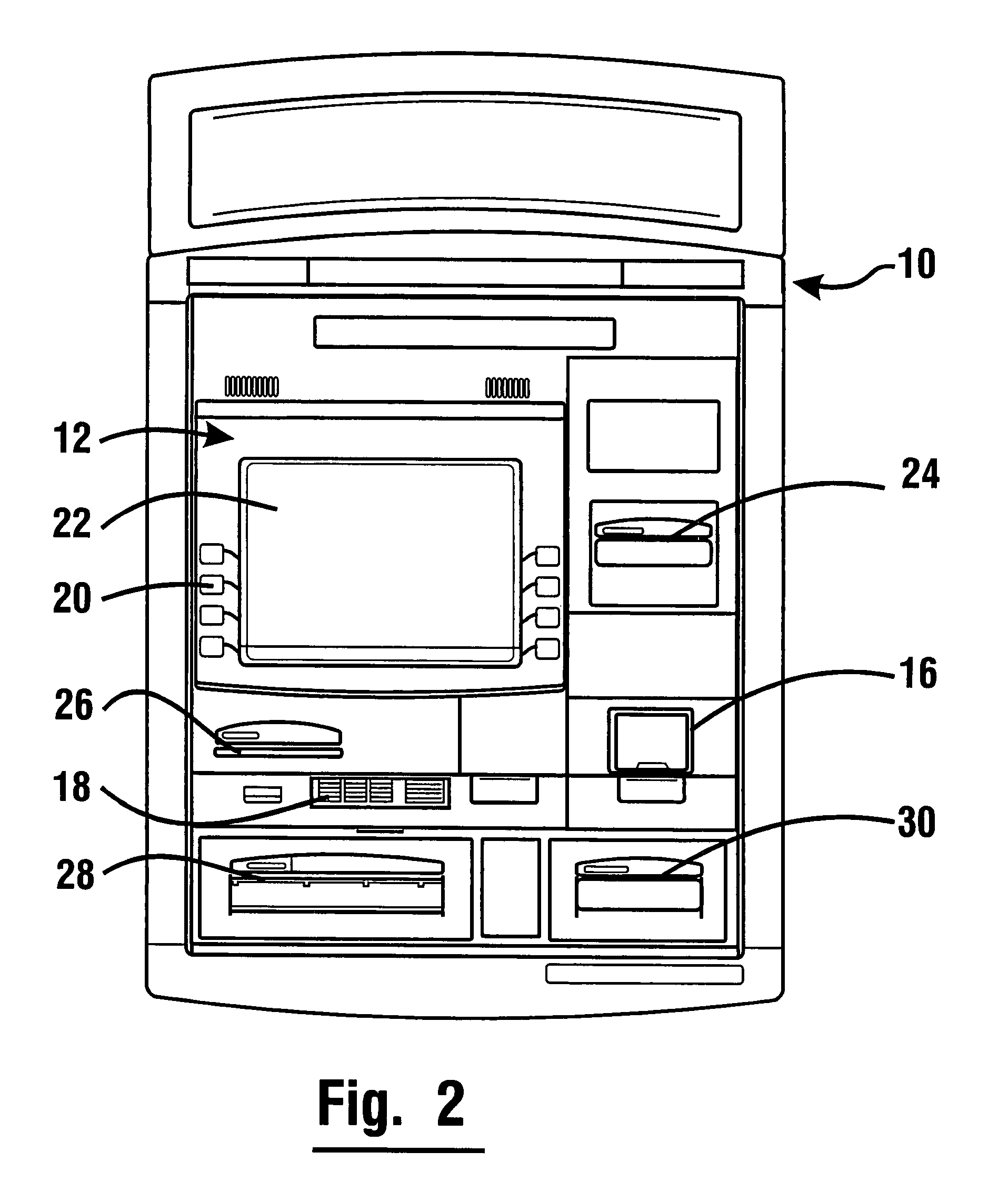 Automated banking machine with noncontact reading of card data