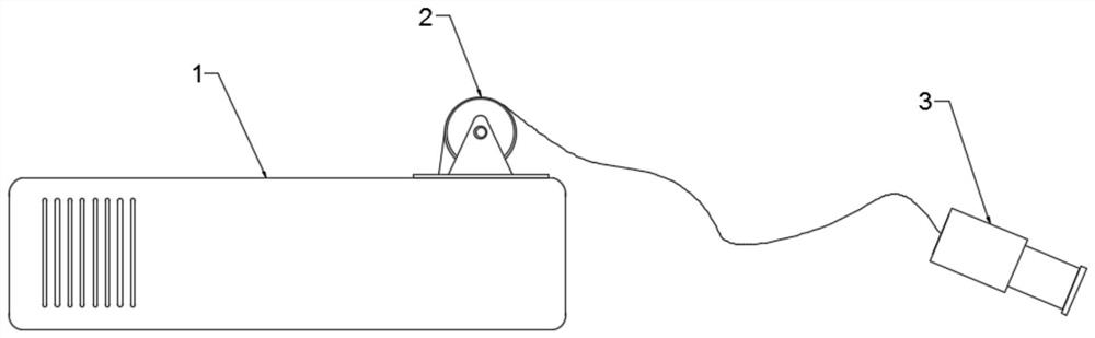 A concealed wire detection device and detection method