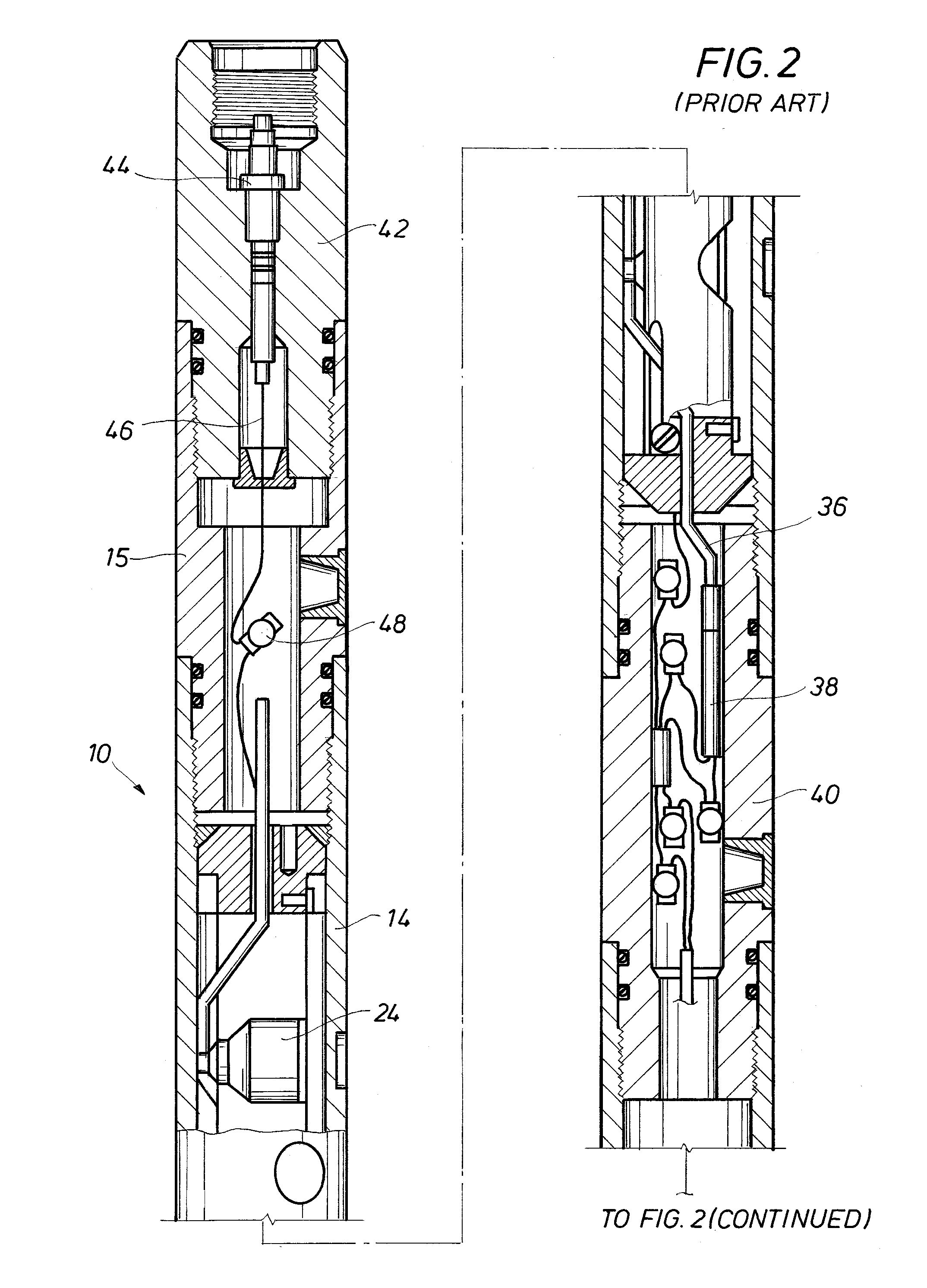 Connection cartridge for downhole string