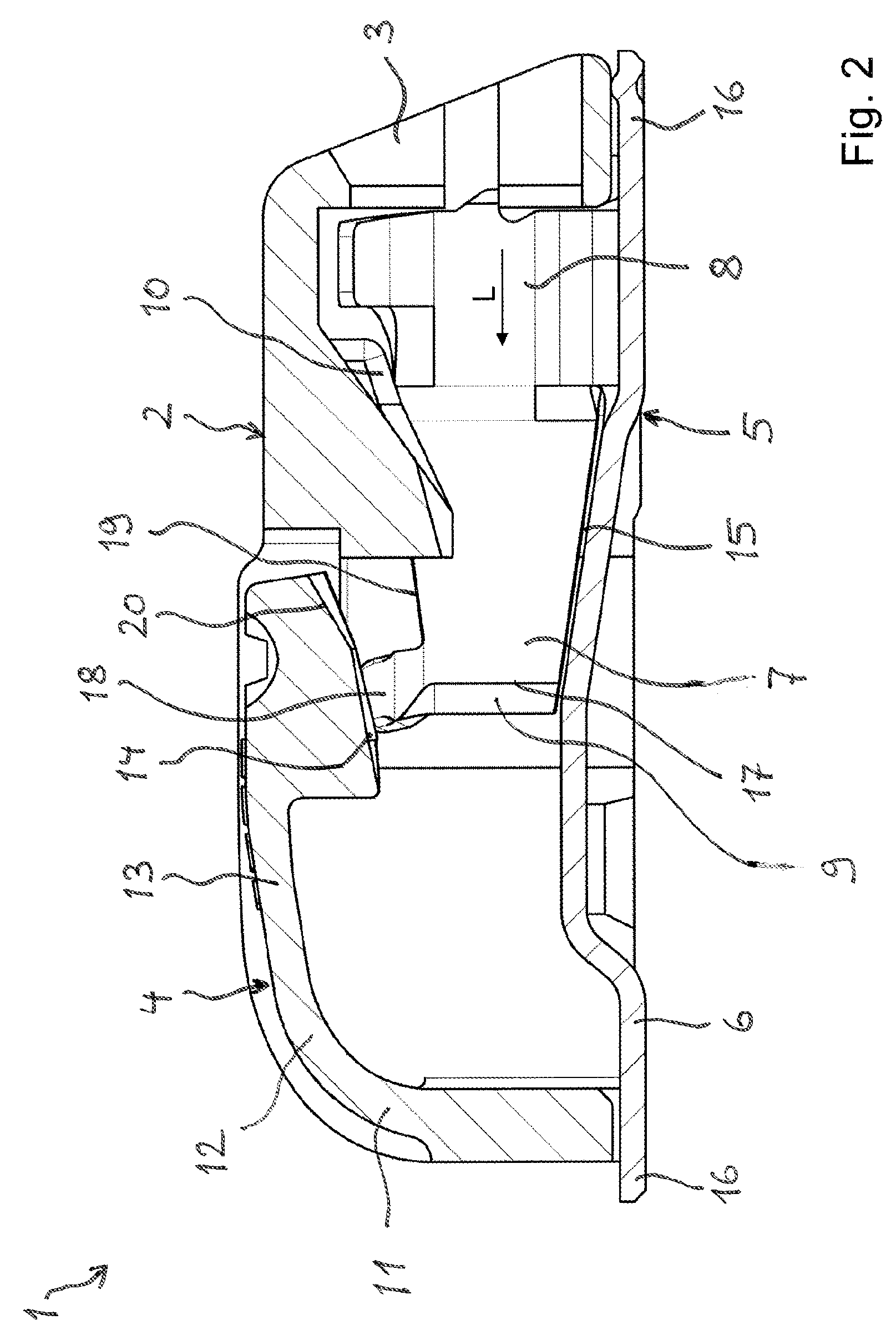 Conductor connection terminal having improved overload protection