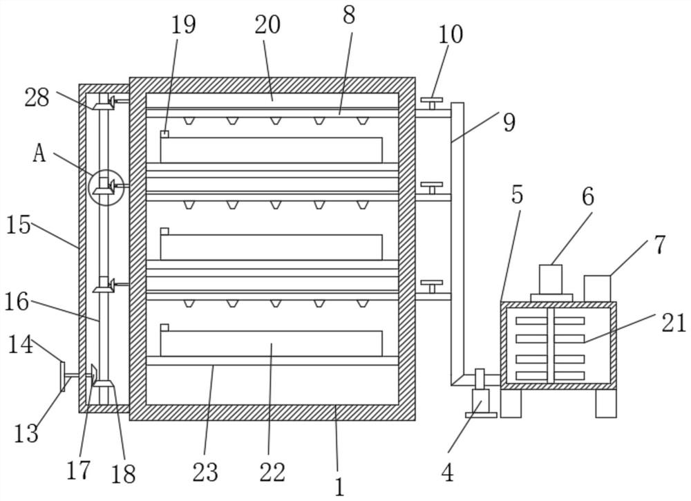 Seedling comparison cultivation device for pumpkin breeding