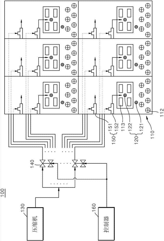 Cooling system for two-dimensional array power converters