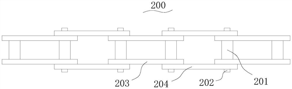 Chain cleaning device