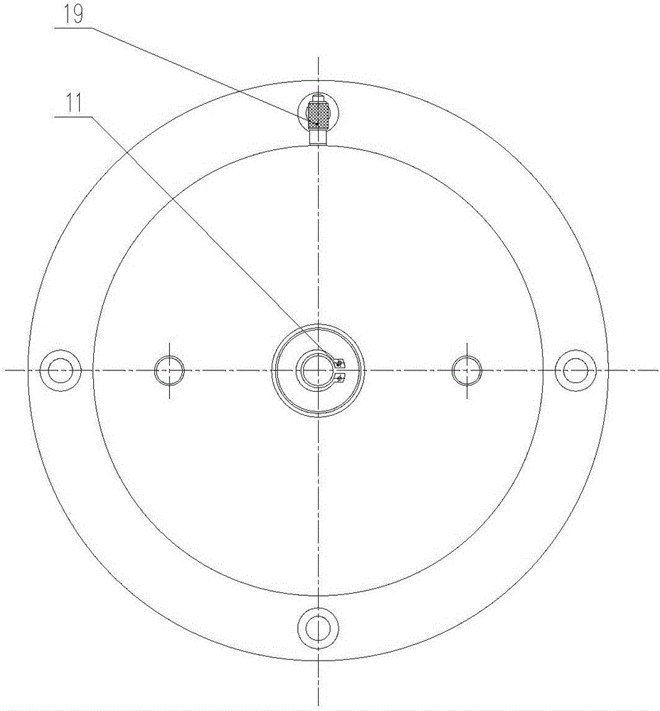 Calibration device for simulating friction moment of spaceflight bearing under zero gravity