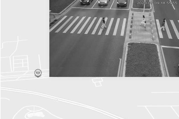 A method and device for real-time tracking of vehicles based on surveillance video