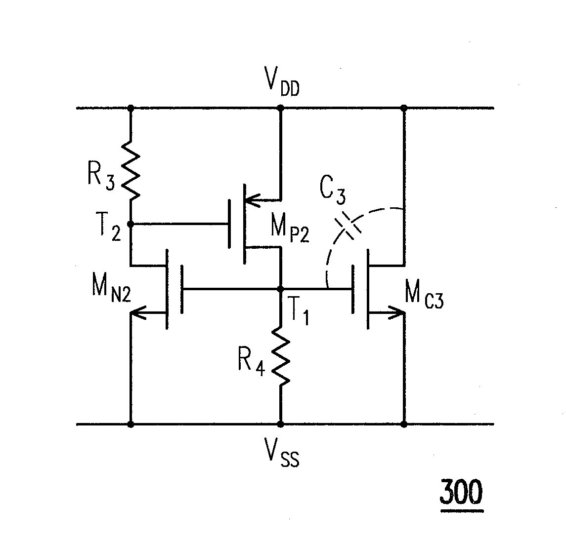 Electrostatic discharge clamp circuit