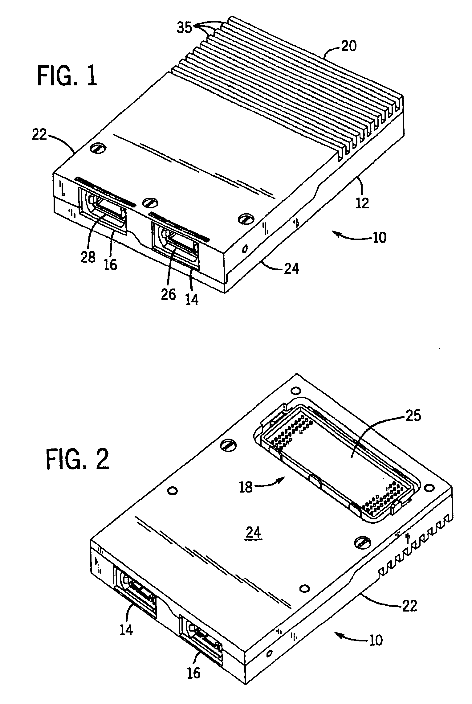 Circuit board construction for use in small form factor fiber optic communication system transponders