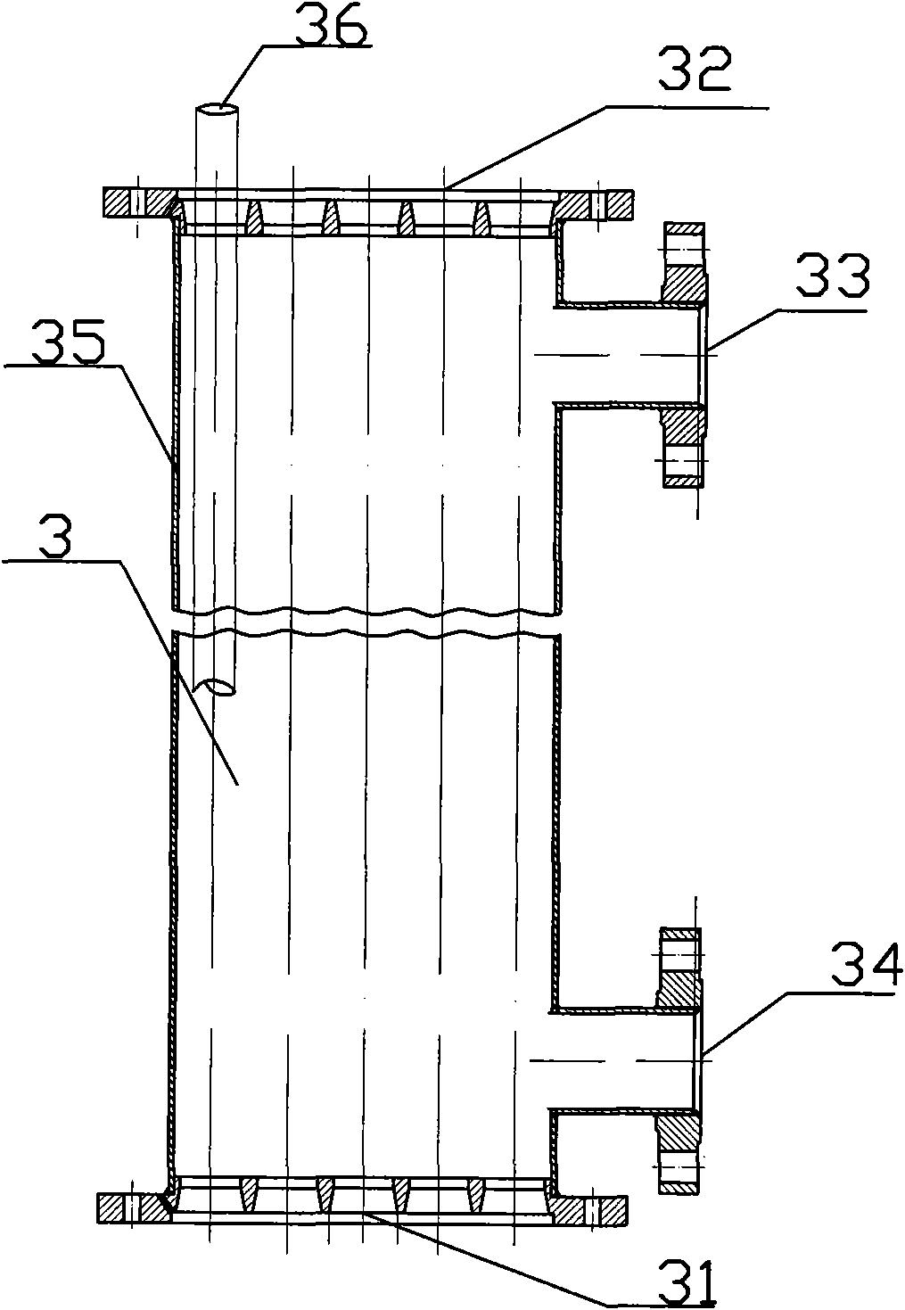 High-temperature condensed water recycling and purifying system with ceramic membrane filter