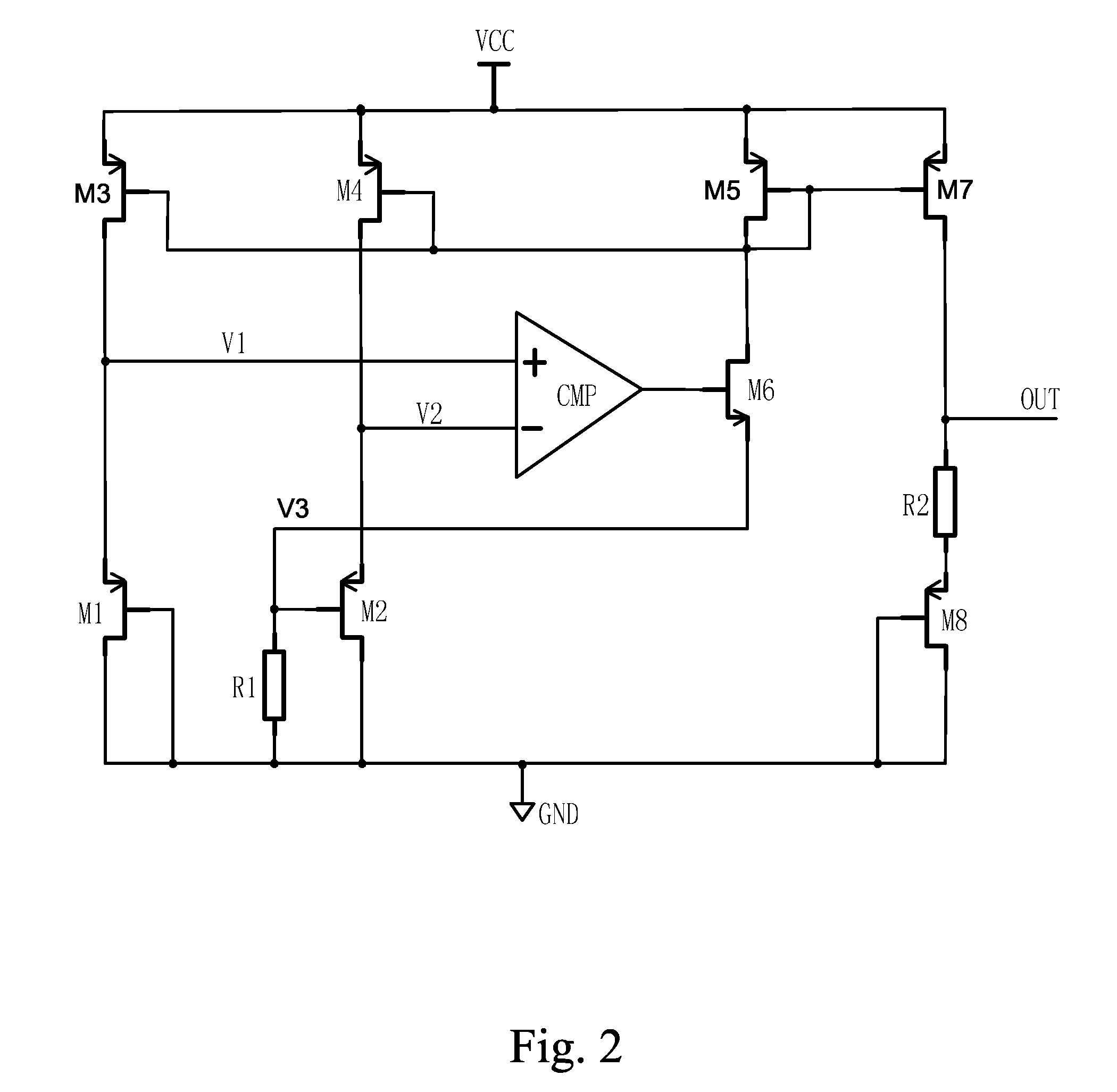 Circuit for outputting reference voltage