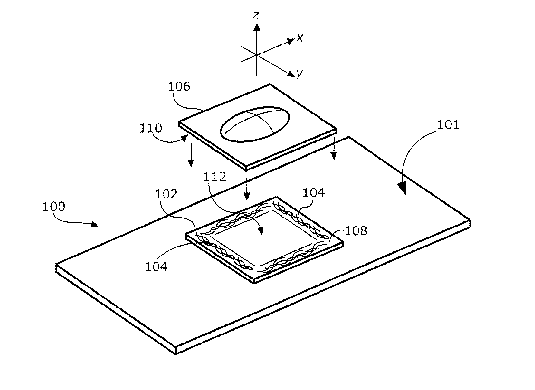 Positioning wafer lenses on electronic imagers
