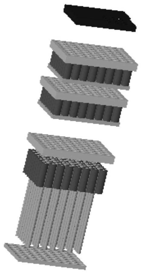 Cylindrical power battery module