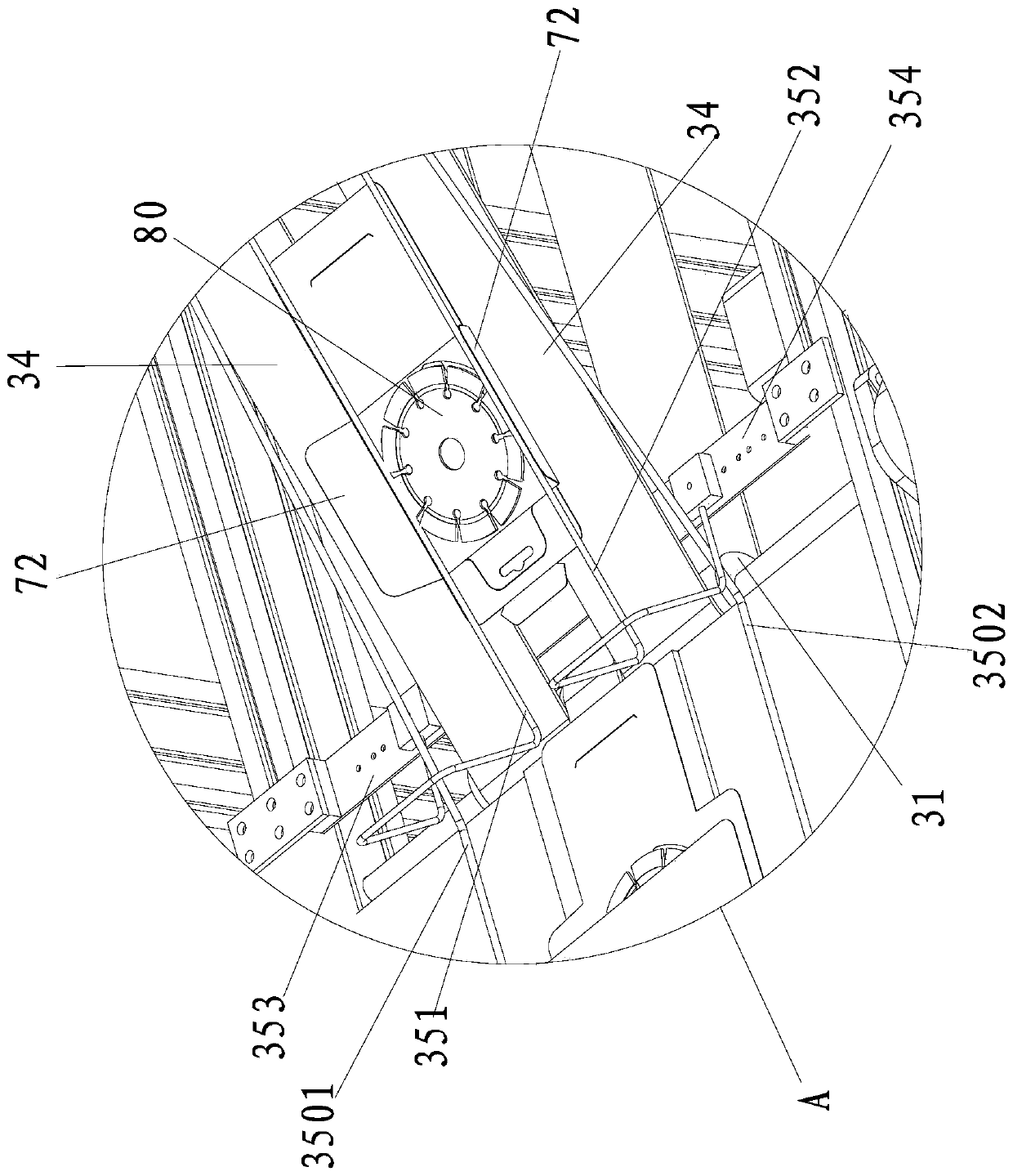 Automatic socket mechanism of packaging machine