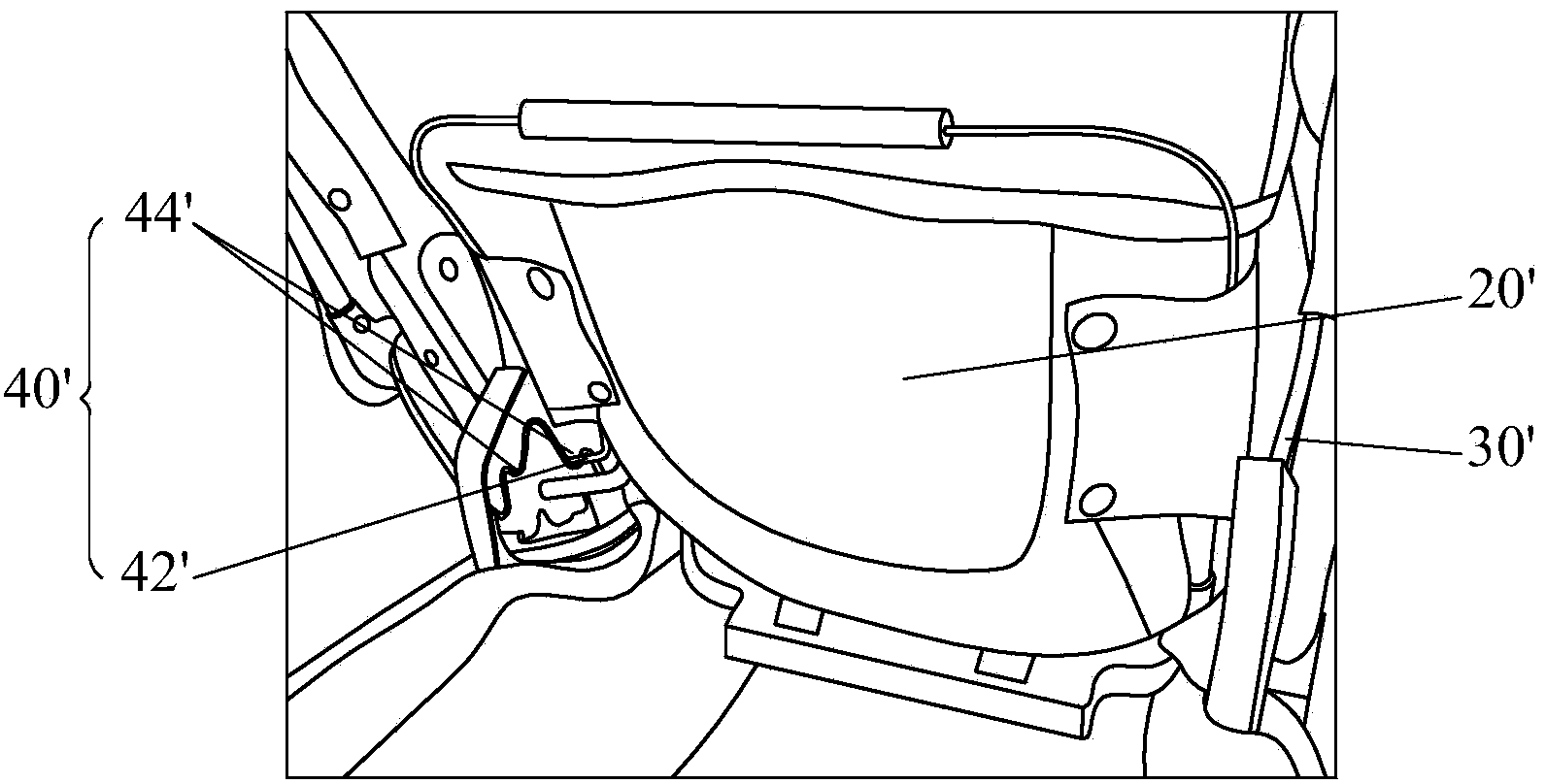 Foldable stroller capable of folding a seatback automatically