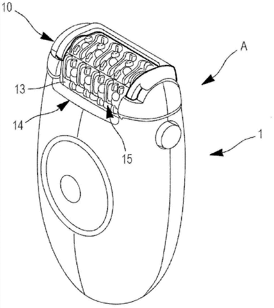 Balanced epilator with pivoting forceps