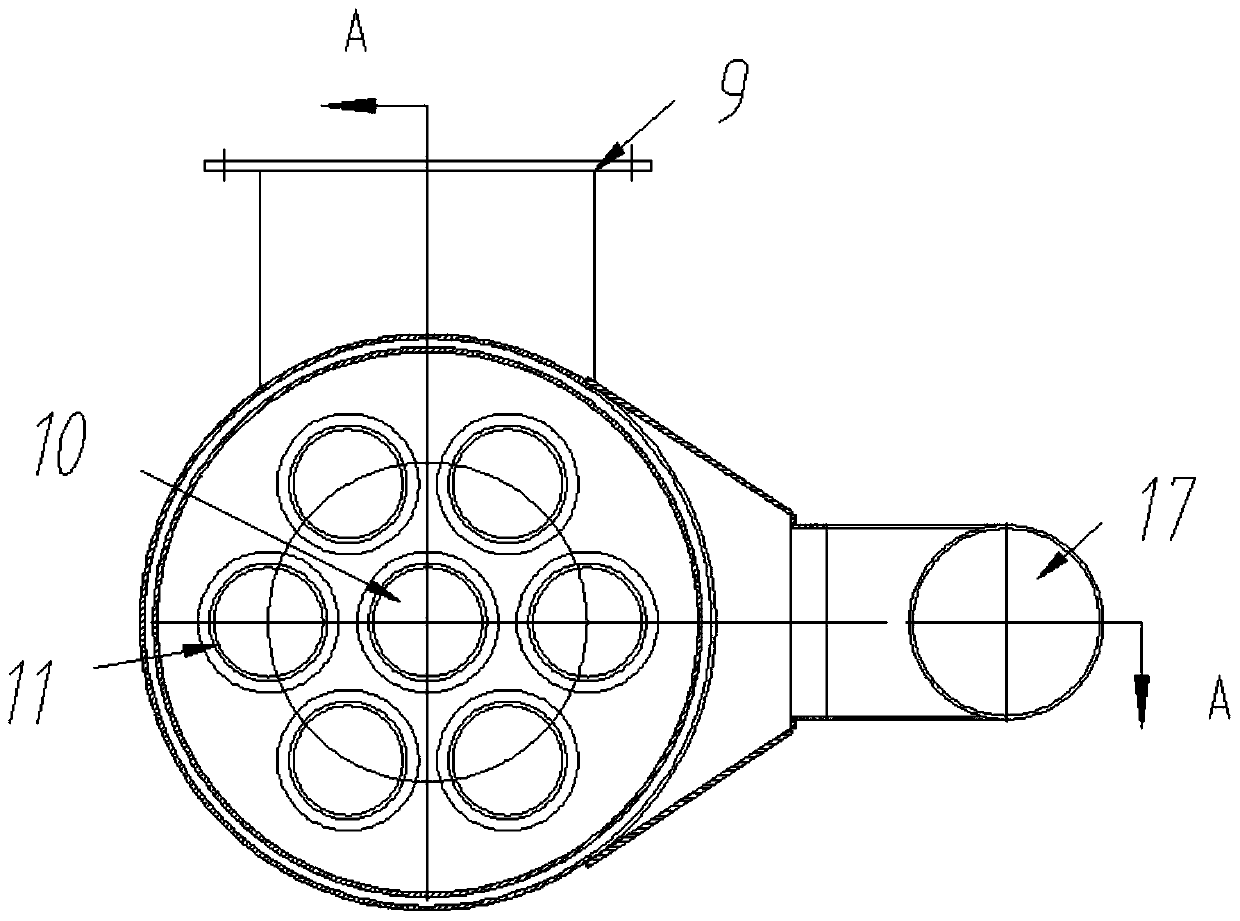 Low-nitrogen combustor for biological natural gas