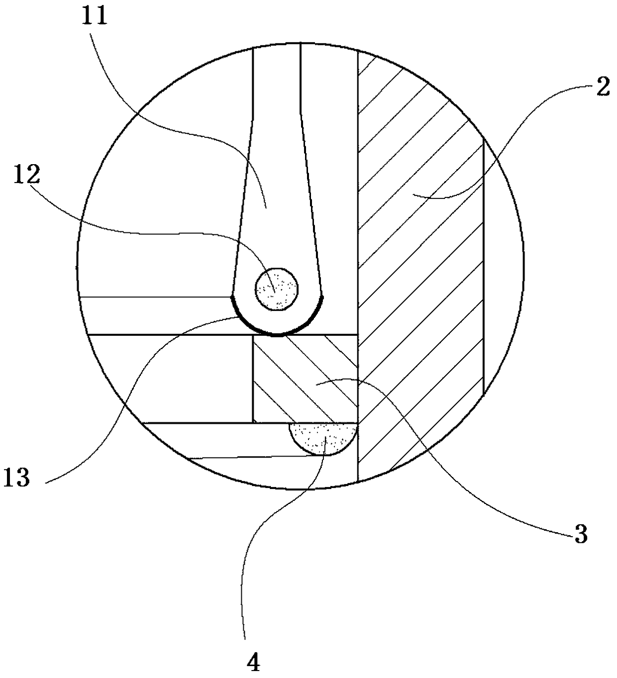 Positioning drum for filter element