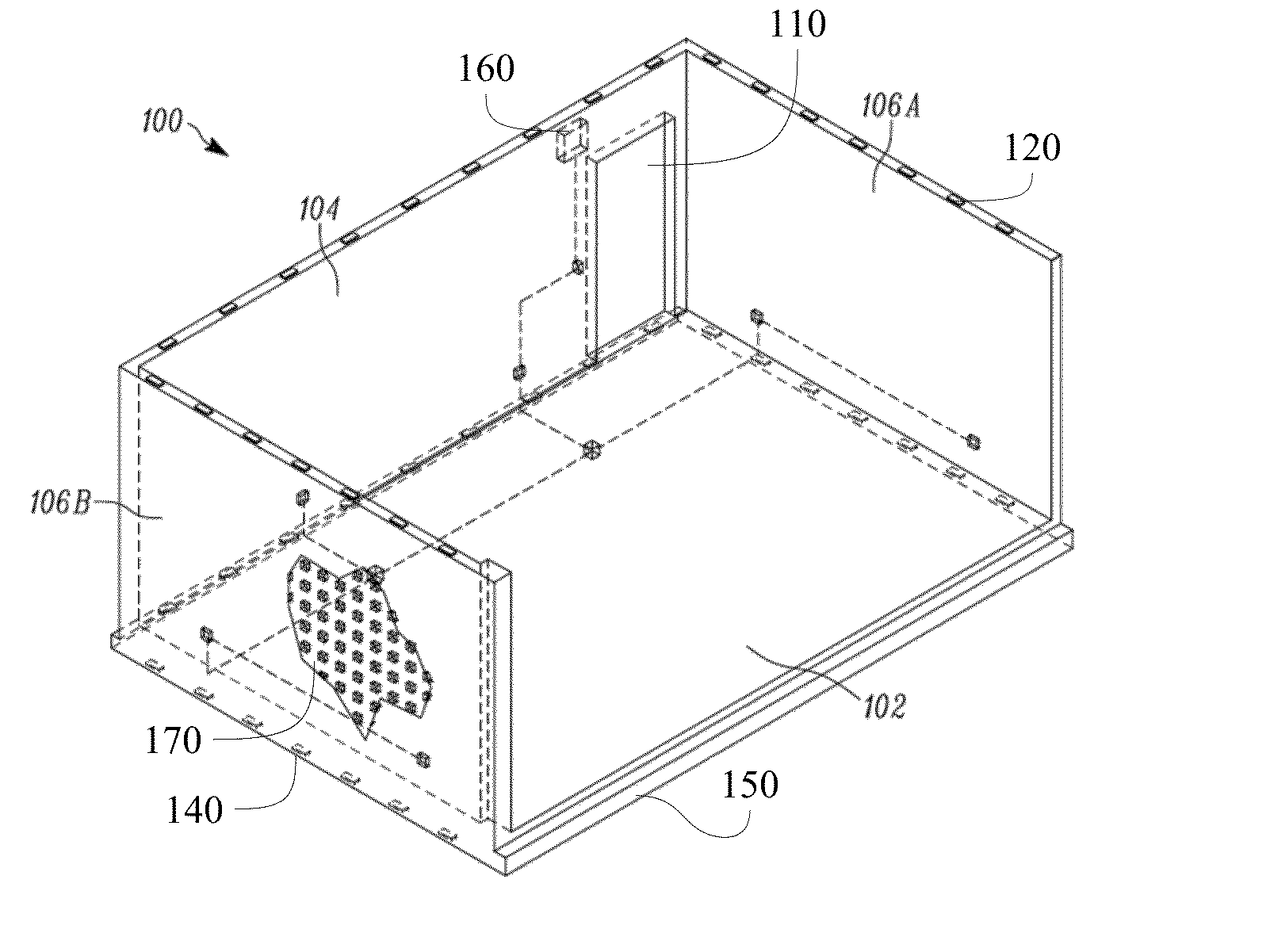 Portable robotic casting of volumetric modular building components