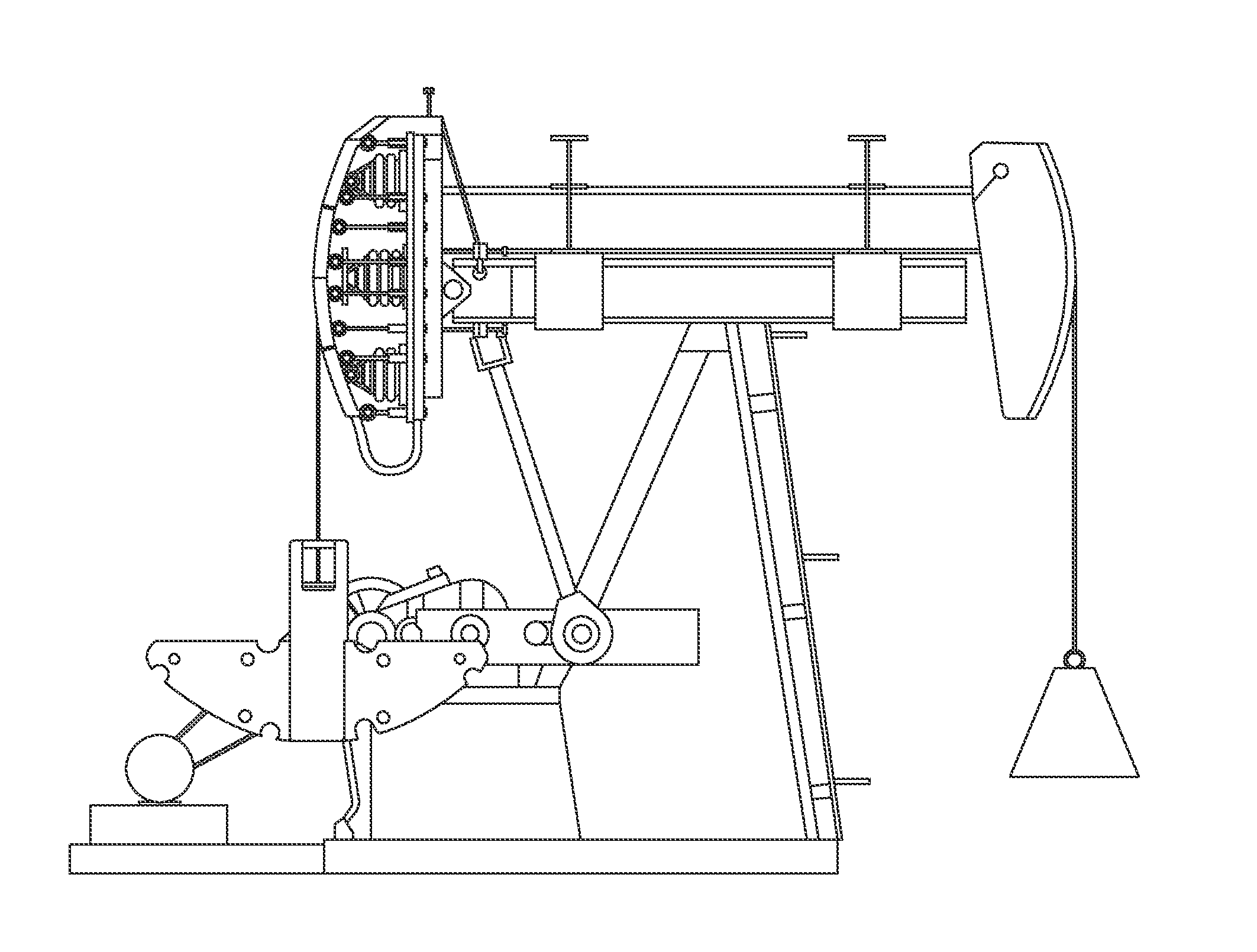 Counterbalance system for pumping units