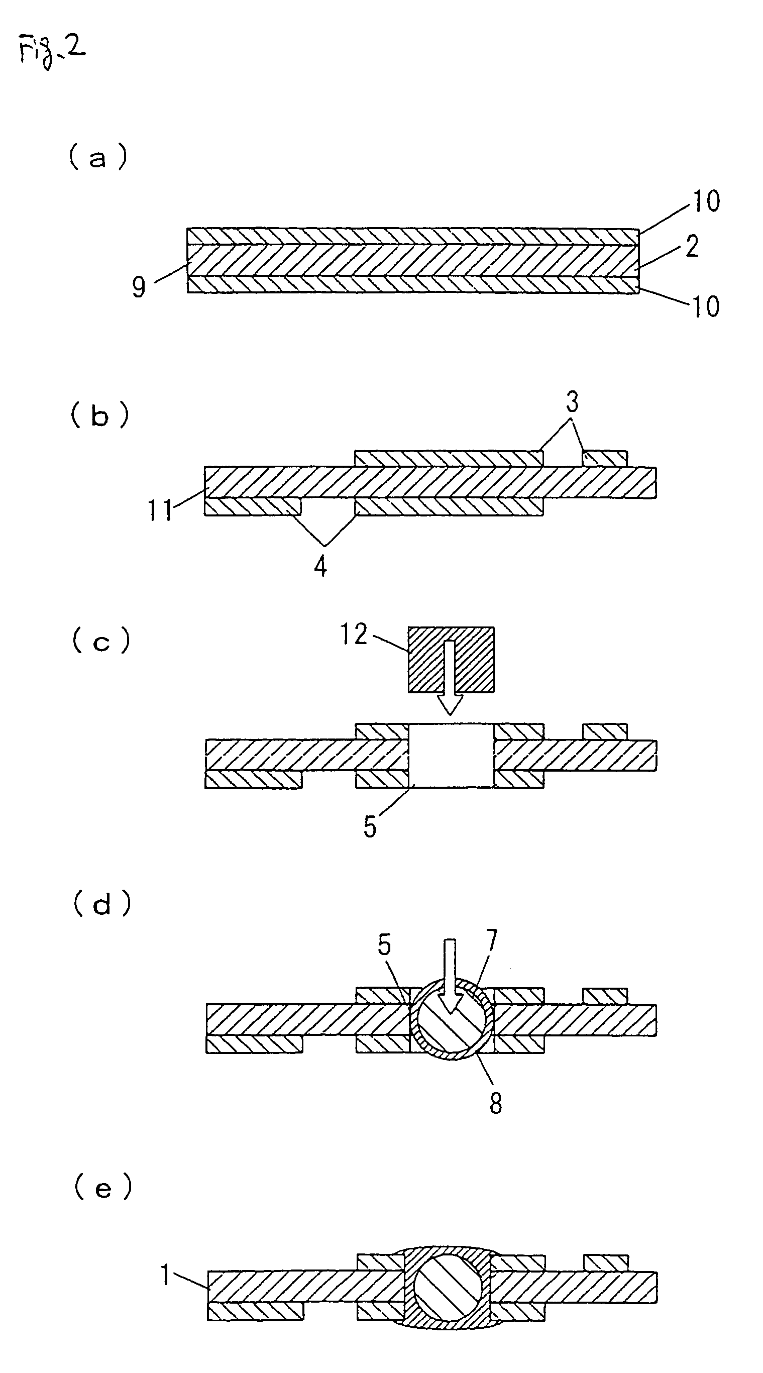 Multi-layer printed circuit board, and method for fabricating the same