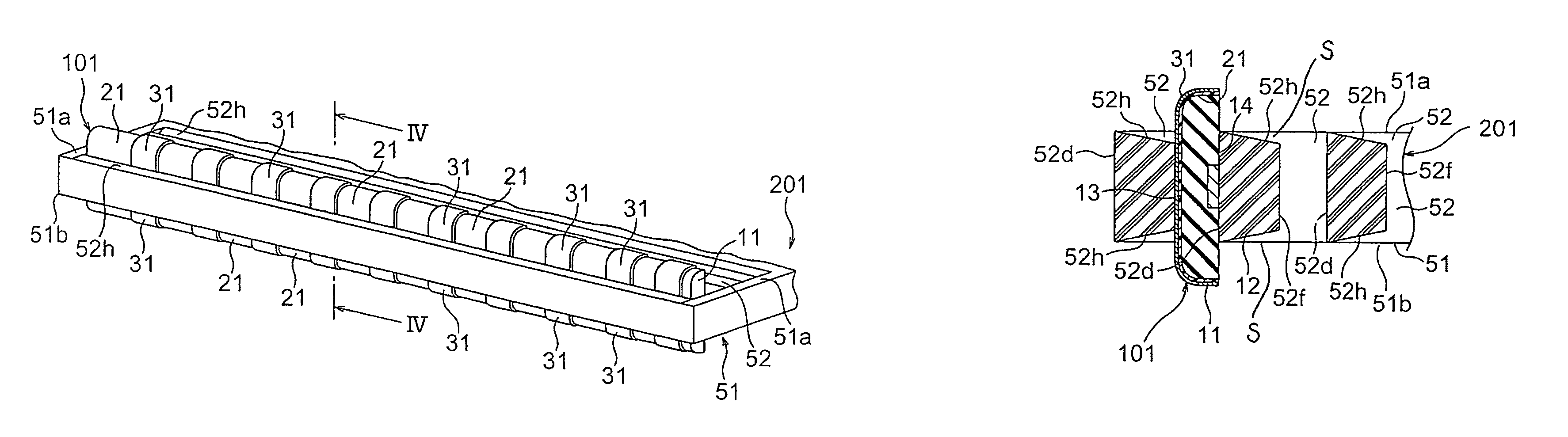 Electrical connector having a space allowing an elastic connecting member to be escaped