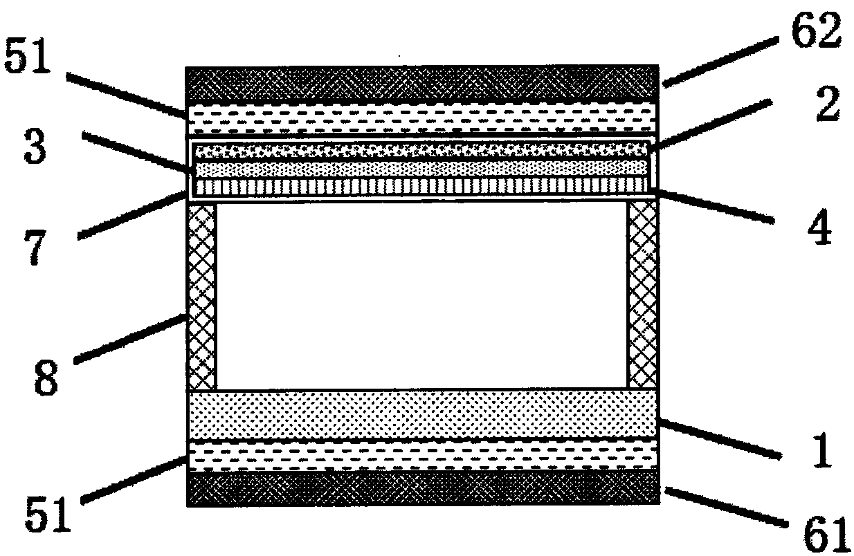 Fiber base multilayer structure friction nanometer power generator and preparation method thereof