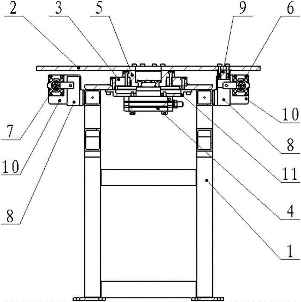 Rotary platform for material conveying