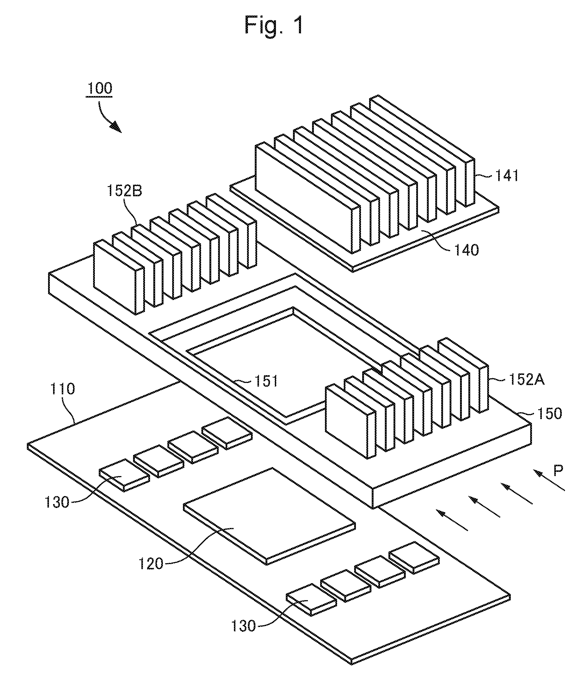 Device and a cooling structure