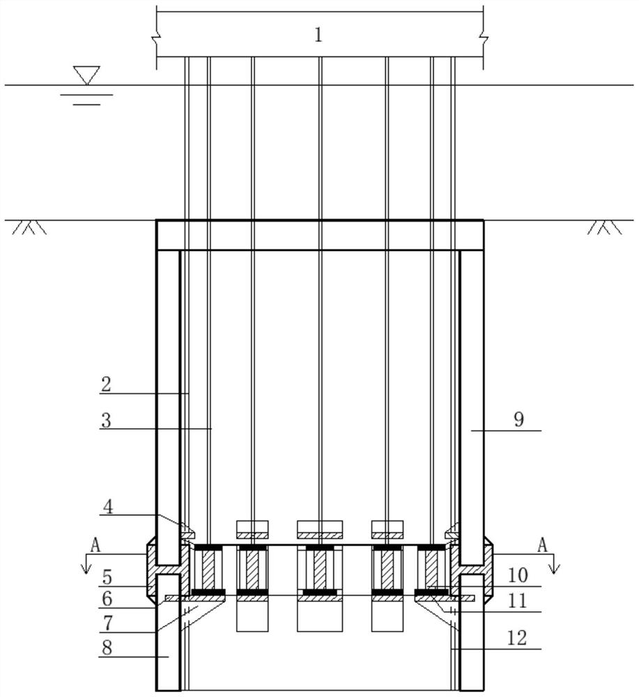 Method for detecting pull-out bearing capacity of suction bucket