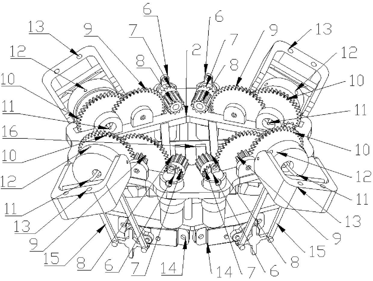 Multi-freedom imitating-dragonfly ornithopter and control method thereof