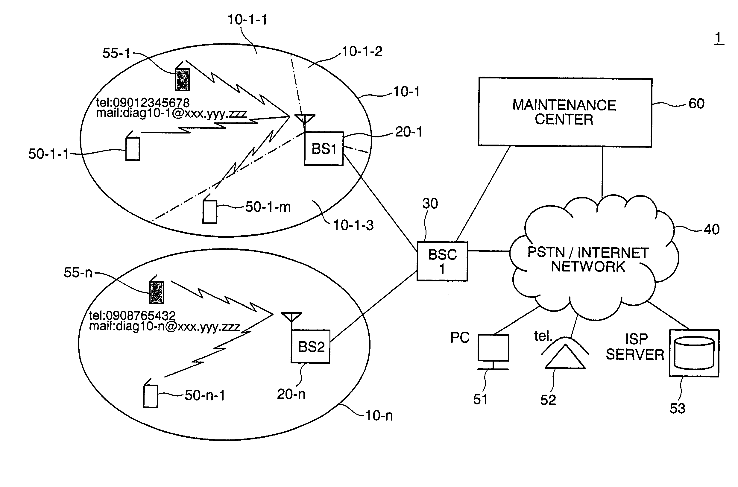Wireless communication system and test method thereof, and access terminal for testing wireless communication system
