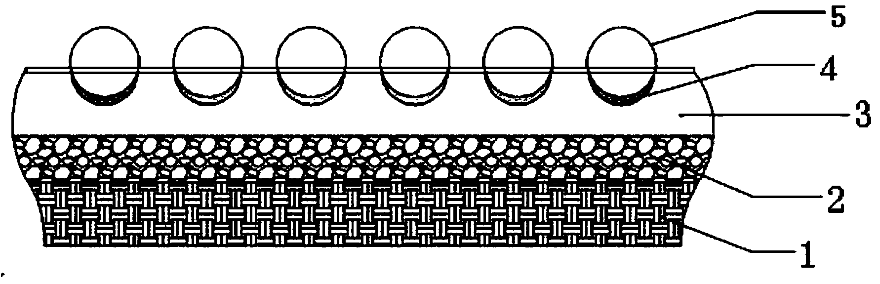 Color printing type reflective fabric and production method thereof