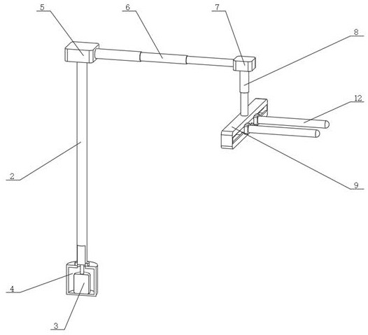 Garbage sweeper lifting device and using method thereof