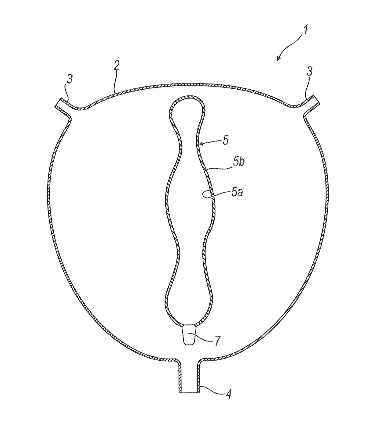 Orthotopic artificial bladder endoprosthesis