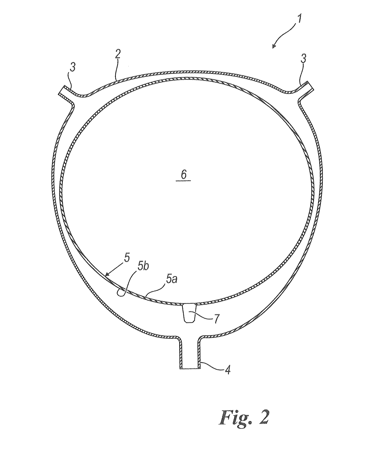 Orthotopic artificial bladder endoprosthesis