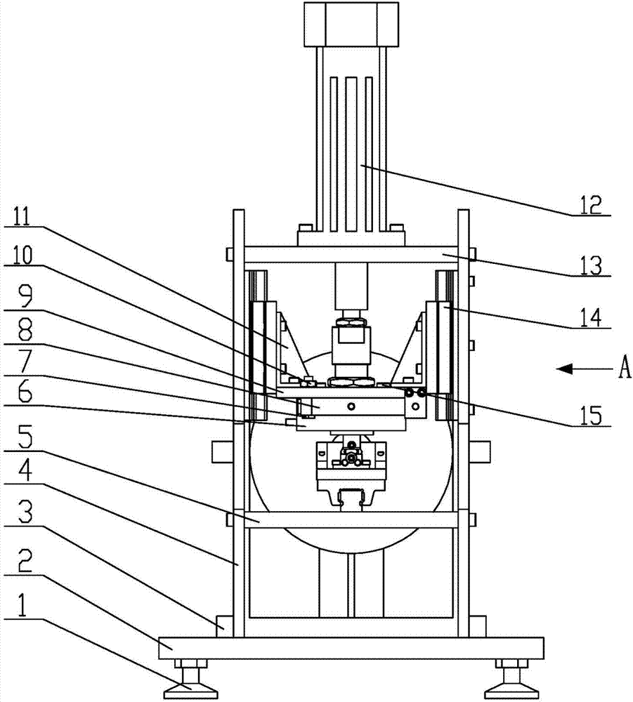 A reciprocating fretting friction and wear testing machine