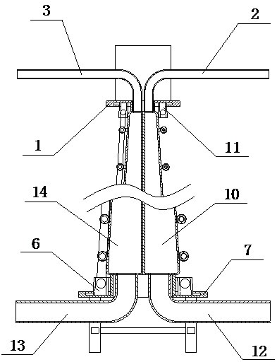 Medical suture needle bending device and using method thereof