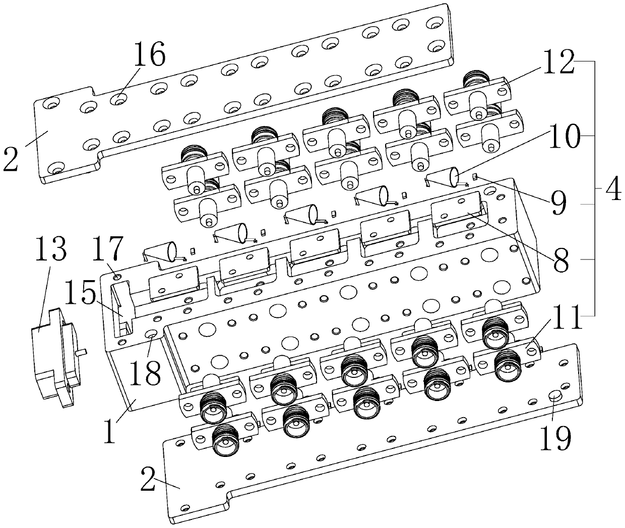 Ultralow-temperature integrated direct-current bias device