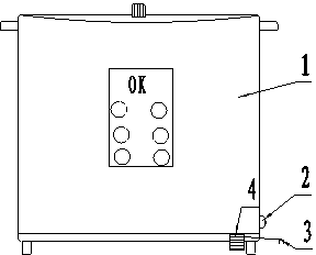 Power line storage device for electric cooker