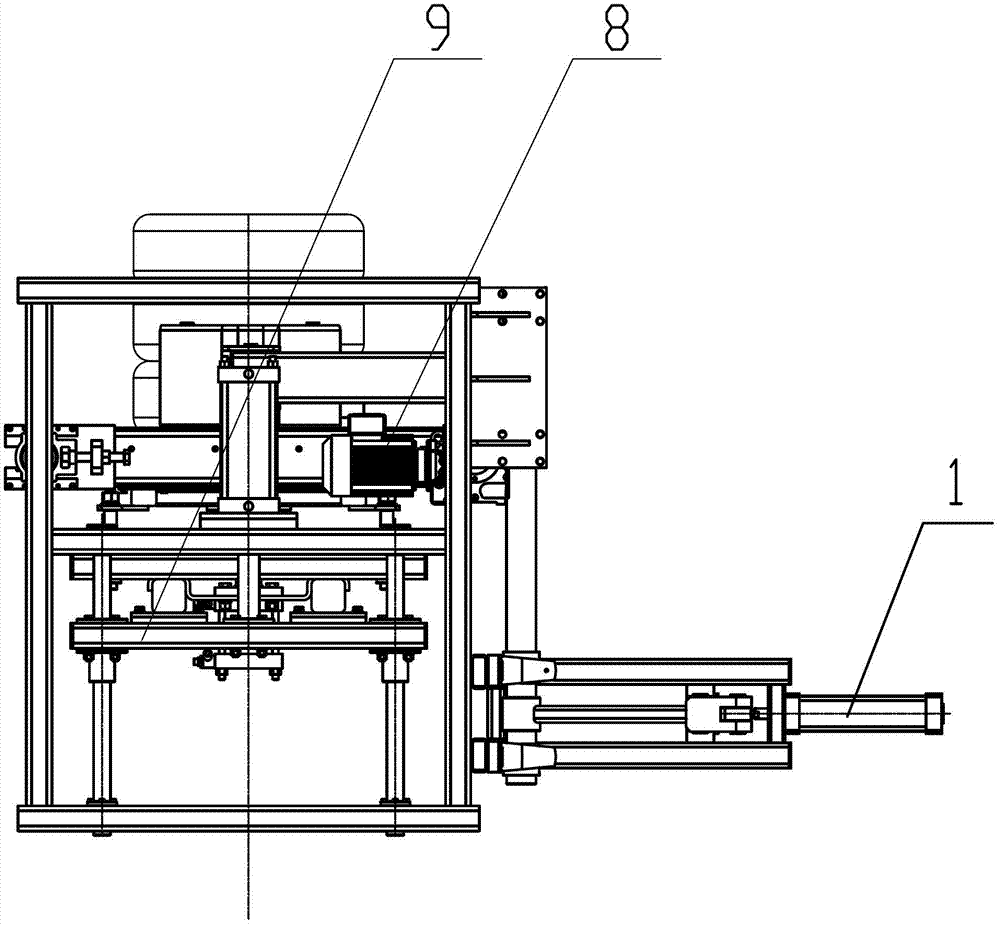 Tire dismantling and stacking dual purpose machine