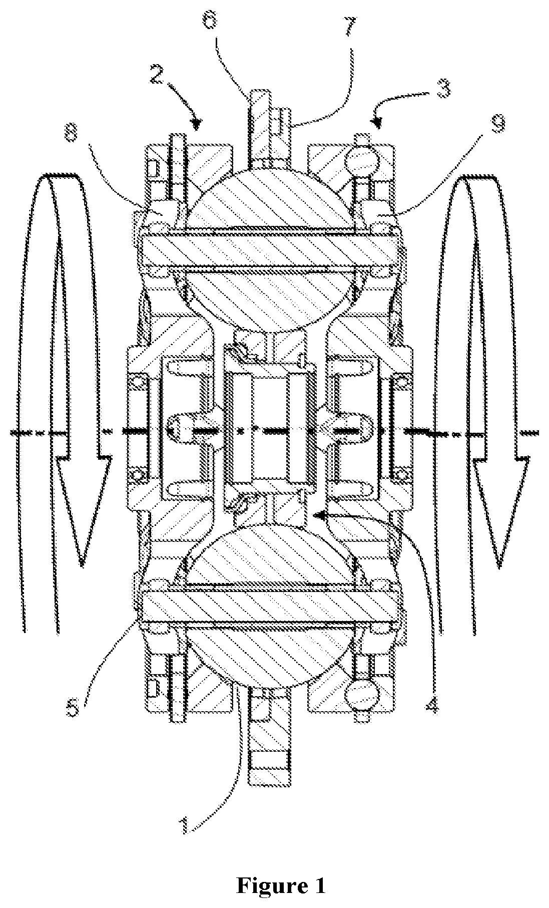 Hybrid electric powertrain configurations with a ball variator used as a continuously variable mechanical transmission
