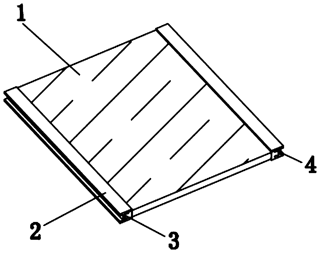 Refrigerator glass partition plate prepared from waste glass and method