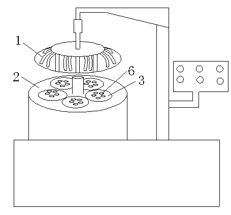 Grinding method for solar battery germanium substrate slices