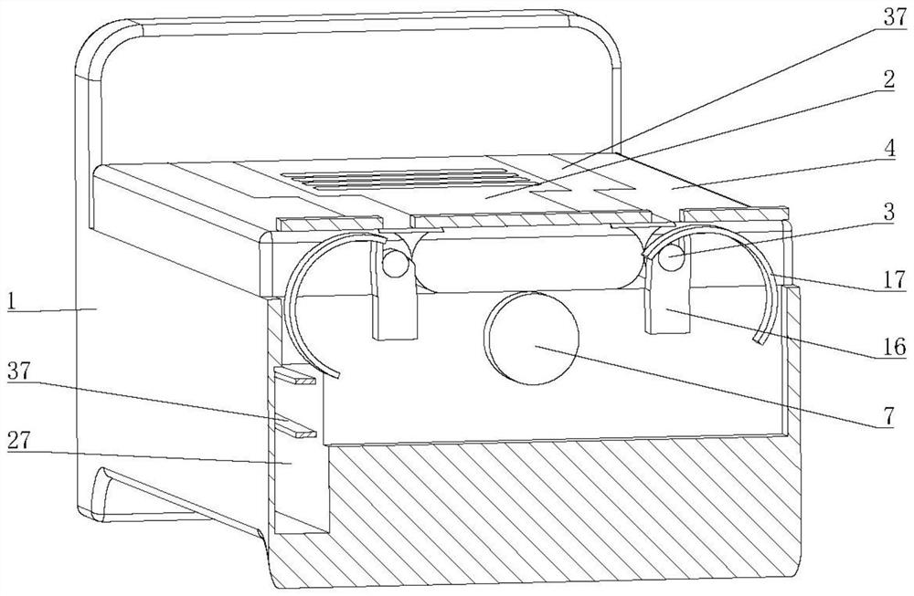 Back patting device for patients with respiratory diseases