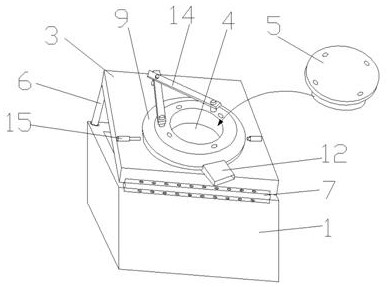 Casting smelting furnace improved structure facilitating automatic pouring