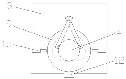 Casting smelting furnace improved structure facilitating automatic pouring