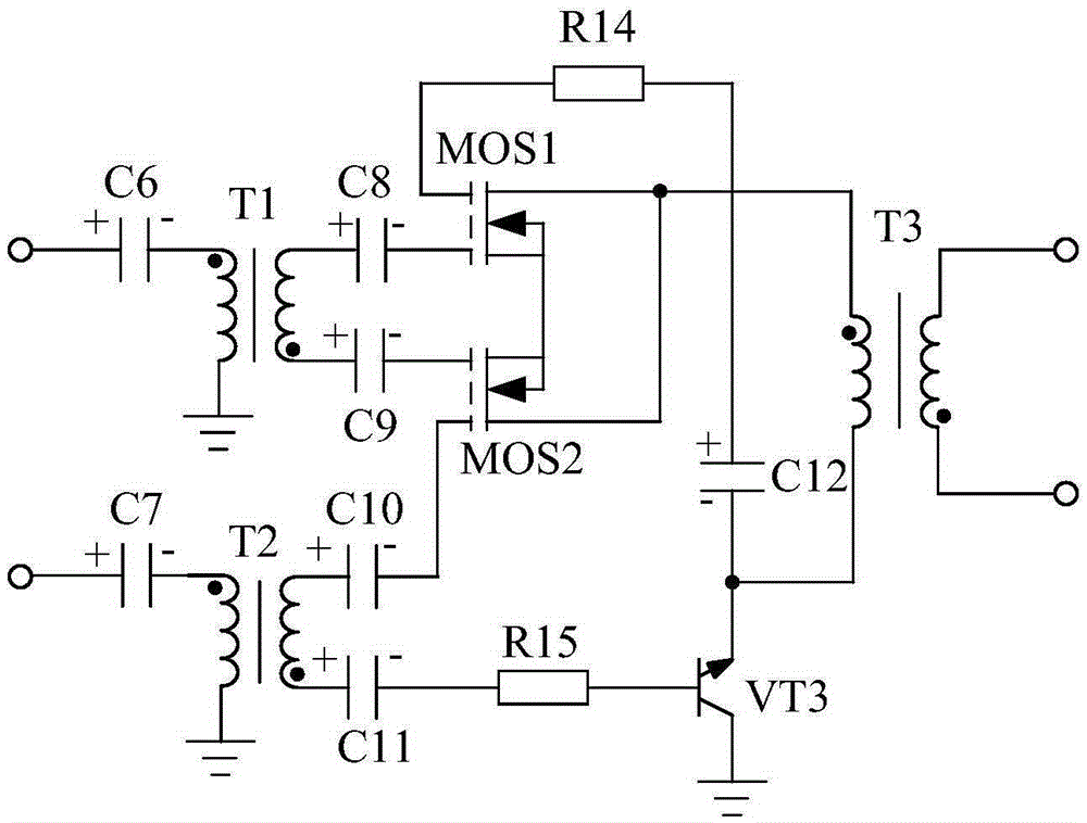 Eddy current retarder temperature alarm system based on grid coupling amplification circuit