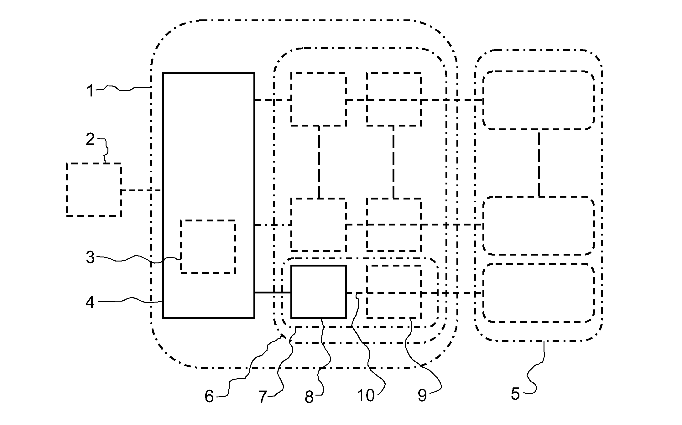 Universal system for charging at least one portable device