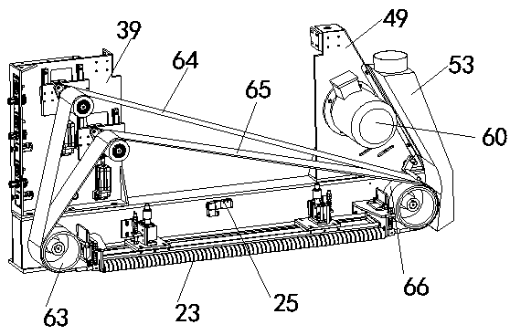 Transverse belt sanding mechanism